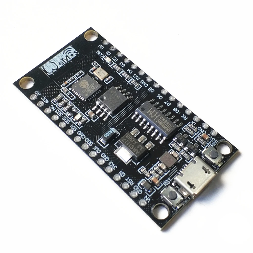 CH340G wifi модуль интеграции ESP8266 Дополнительная память 32M Flash Micro USB интерфейс программирования
