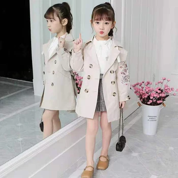 

High Quality Coats For Age 3-12Yrs Girls Autumn Fashion Coat Toddler Children Clothes 2019 Kids Baby Girls Jackets Outerwear