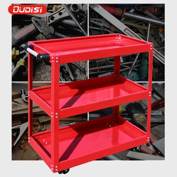 

Tool Cart Cart Multi-Function Thickening Auto Repair Tool Shelf Layer Workshop Car Repair Mobile Hand Push Parts Cart