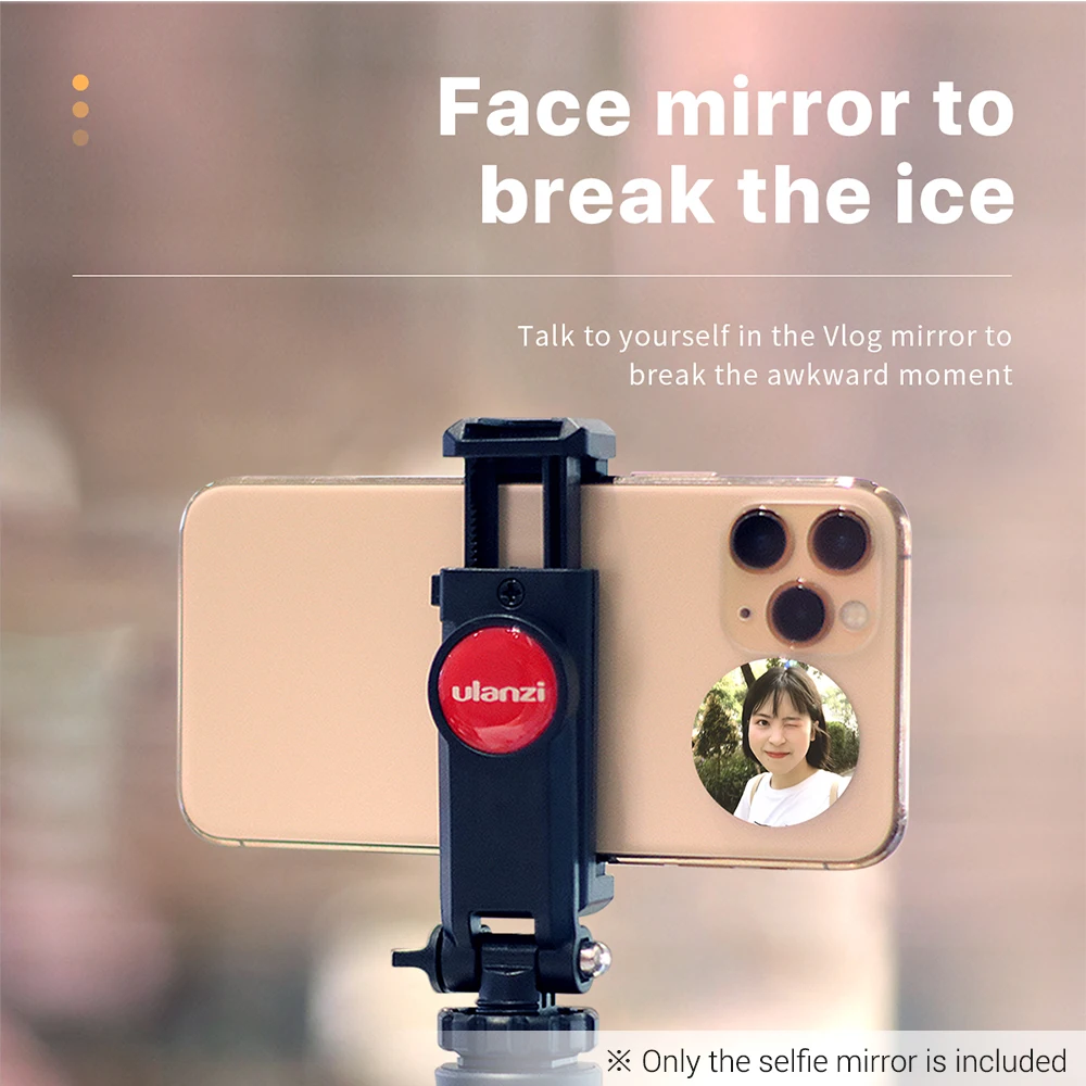 Smartphone Photography Kit Universal Smartphone Selfie Vlog Mirror Compatible with iPhone Samsung Photo Video Selfie Vlog