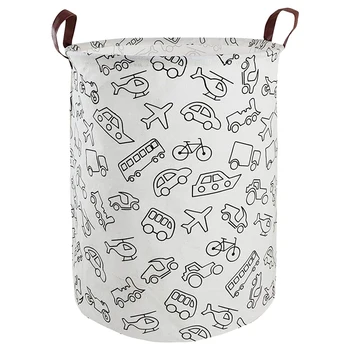 

Large Waterproof Storage Bin Lightweight Organizer Basket Foldable Dirty Clothes Storage Basket