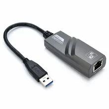 USB 3.0 to Gigabit Ethernet RJ45 LAN (10/100/1000) Mbps Network Adapter For PC Laptop Win