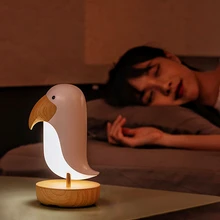 

Toucan Night Light USB With Bluetooth Speaker Rechargeable Night Lamp Children's Bedroom Decoration Dimmable LED Table Lamp