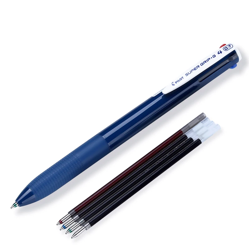 Разноцветная шариковая ручка Pilot BKSG 25 Super Grip многофункциональная 0 7 мм для