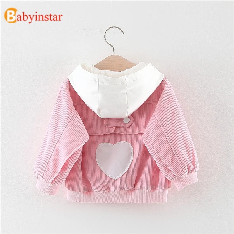 Babyinstar 2017 New Spring Girls Coat Foral Children's Cardigan with Bow Cute Long Sleeve Kids Coat Outerwear
