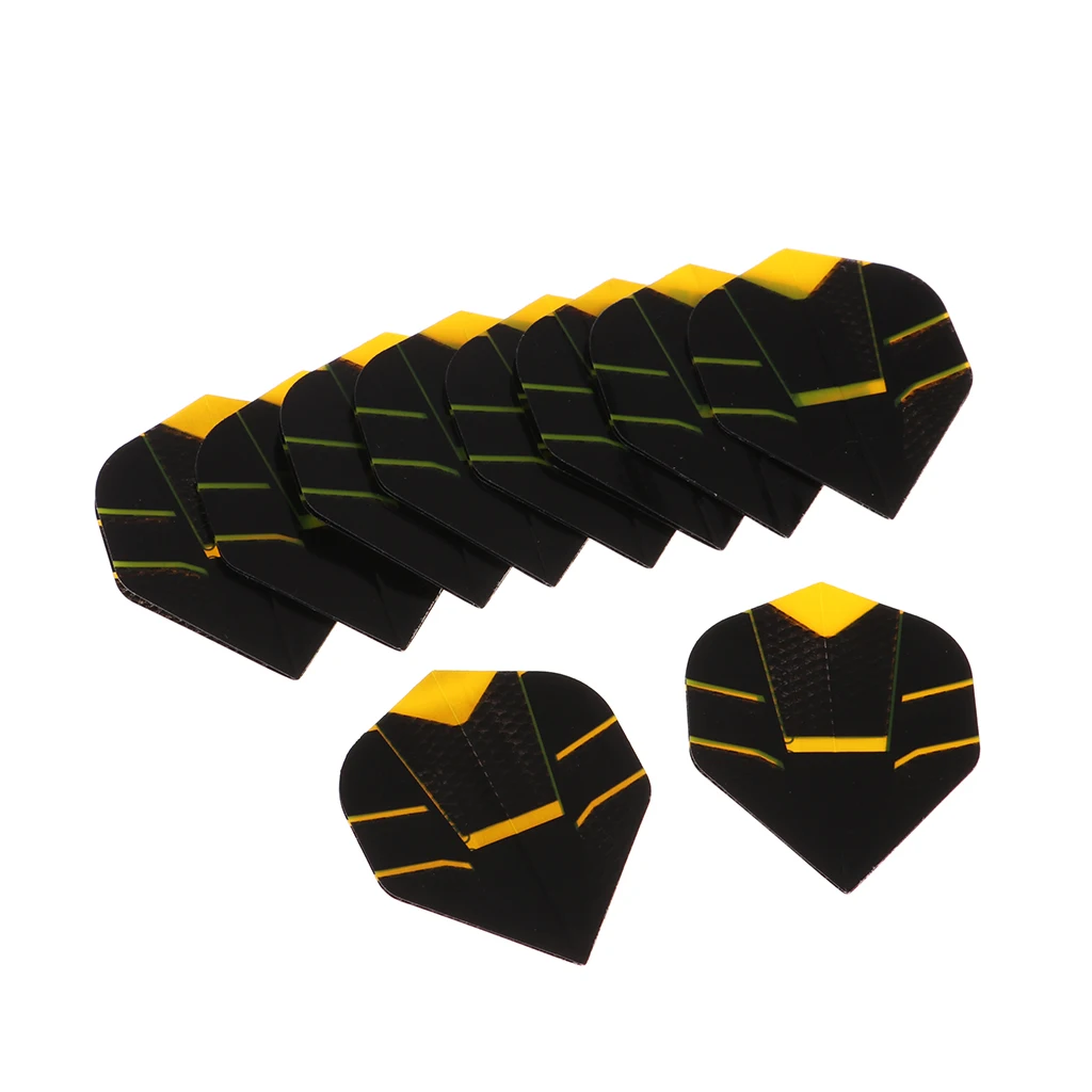 10Pcs Standard Shape Flights PET Extra Tough Thick Tail Accessories Dart Flights 10Pcs Standard Shape Flights PET Extra Tough Thick Tail Accessories Dart Flights