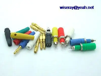 

DHL/EMS 300PCS color Banana Plug + 60PCS color BINDING POST for Probes Speaker Amplifier-A7