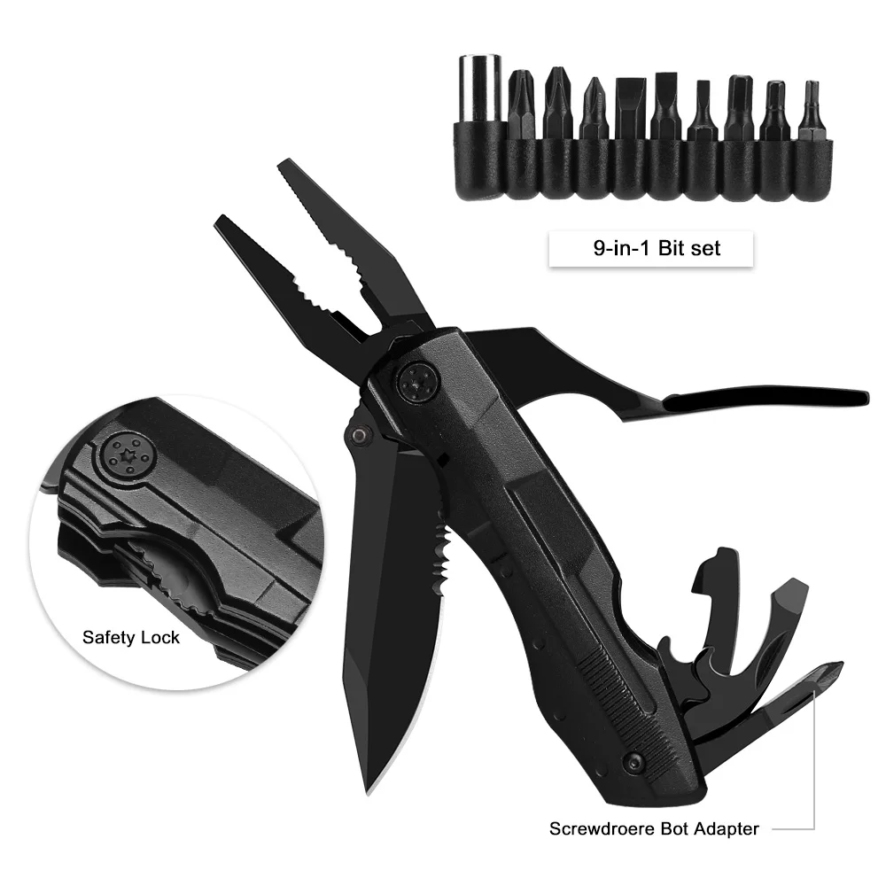 

Multitool Knife Cutting Pliers Multifunctional Tool Cable Cutter Multi Plier Camping Folding Knife Hunting Survival Tool Kits