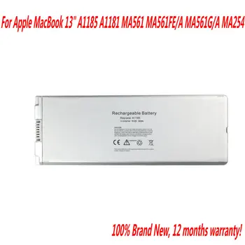 

High Quality White Laptop battery For Apple MacBook 13" A1185 A1181 MA561 MA561FE/A MA561G/A MA254
