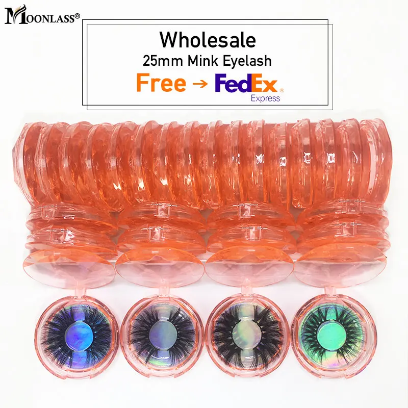 Mink Eyelashes Bulk 25mm 30 pairs Lashes Wholesale Eyelash Packaging Box Dramatic 3d Vendors | Красота и здоровье
