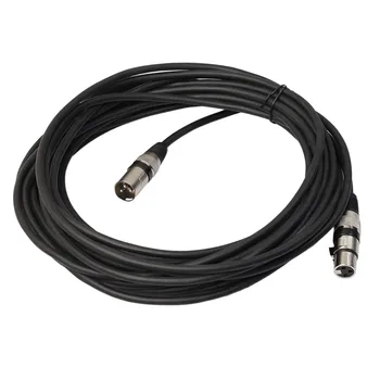 

3 Pin DMX Signal Cable Wire XLR Male to Female Cable Balanced Snake Cord for Stage Lights, Disc Players,16.4ft