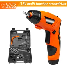 Chave de fenda elétrica 2 posições 3.6v, 47 kits de mudança de caixa, mini chave de fenda usb recarregável