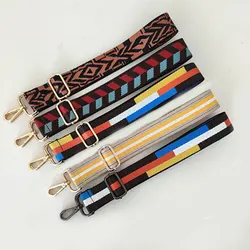 Rainbow Adjustable Bag Strap Handbag Belt Wide Shoulder Bag Strap Replacement Strap Accessory Bag Part Adjustable Belt For Bag
