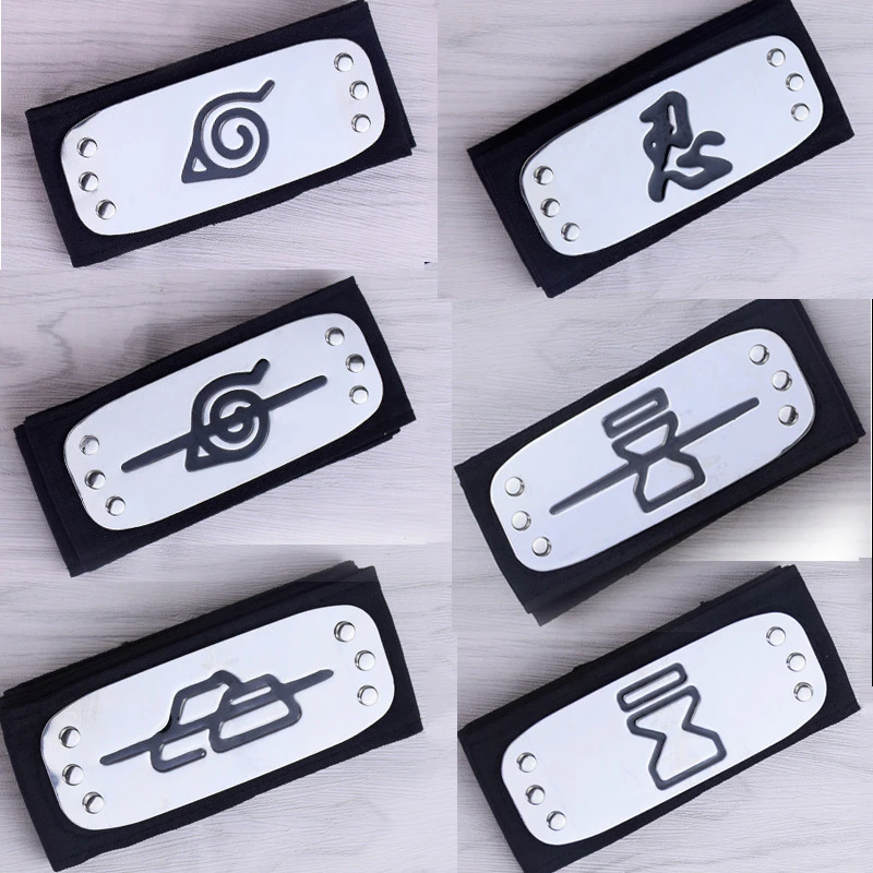Повязка Naruto Конохи логотип Konoha Итачи Учиха производства компании "Kakashi" Akatsuki членов маскарада, вечеринки в стиле «Аниме», представления, аксессуары для костюмов