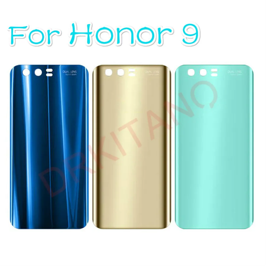 Стеклянная задняя крышка батарейного отсека для Huawei Honor 9 Lite замена крышки