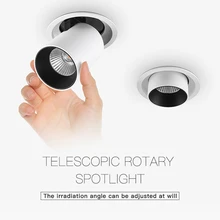 

SCON Teloscopic Rotary Spotlight Adjustable Rotatable Design 10W Ceiling lamp for living room lighting