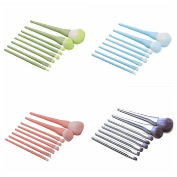 

8 Pcs/set Candy Colors Makeup Brushes Set Eye Shadow Blending Eyeliner Eyelash Eyebrow Brushes For Makeup