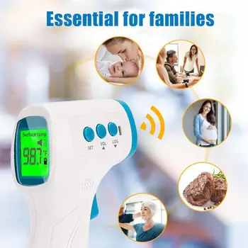 

2019Non-contact Infrared LCD Monitor Infrared Thermometer Infrared Forehead Thermometer Laser Precise Digital Temperature Device