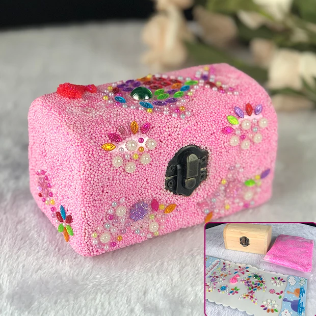 S-6 Детская hand-made из подручного материала сумка девушки твердые деревянные, для канцтоваров коробка пенал для карандашей Снежинка грязи палку дрель ящик для хранения - Цвет: S-6