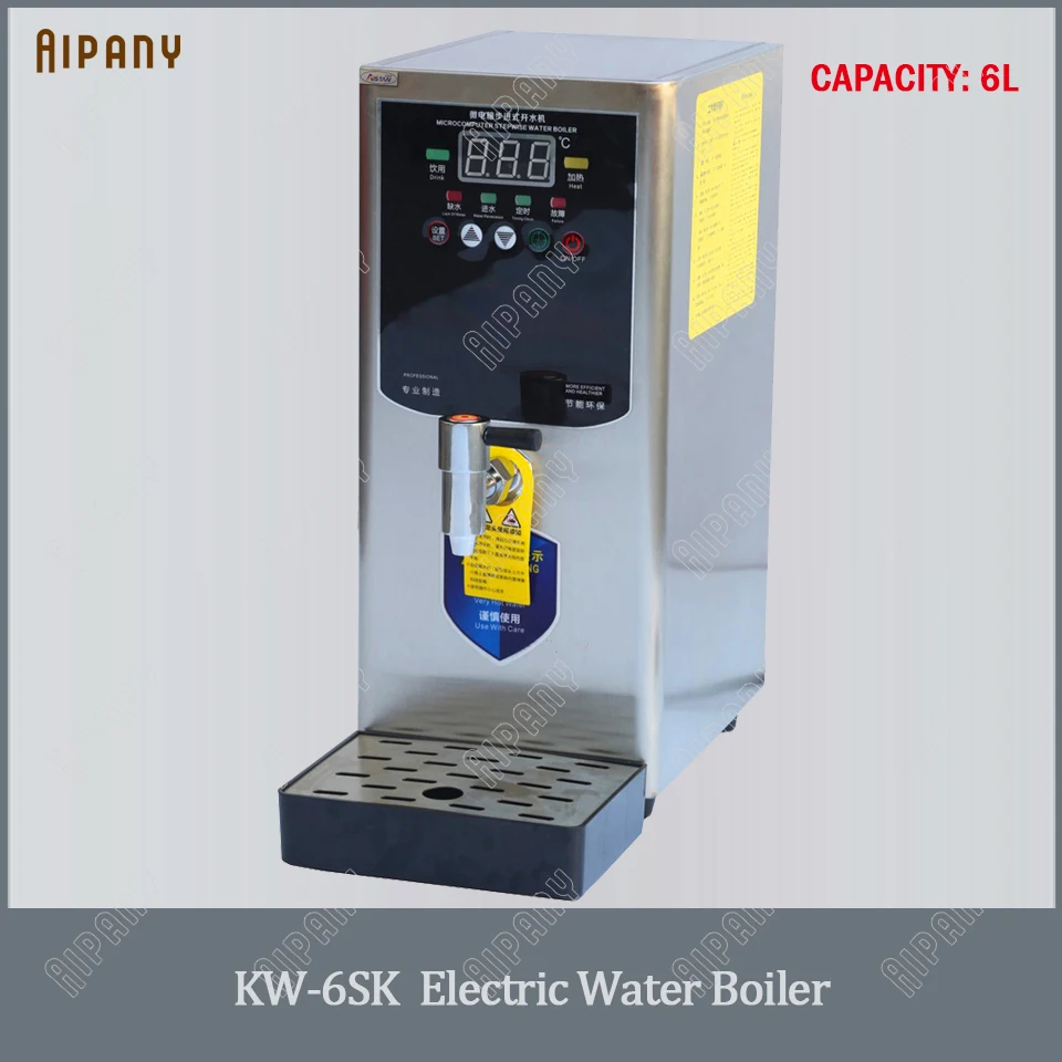 KW10SK commercial electric stepwise water boiler 6L/10L/20L/30L water boiling machine stainless steel hot water dispenser KW10SK commercial electric stepwise water boiler 6L/10L/20L/30L water boiling machine stainless steel hot water dispenser