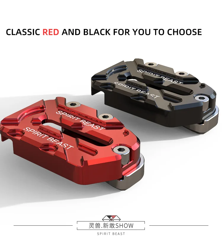 Spirit Beast Motorcycle Footrests Pegs Padal Cover for Suzuki Dr160 Yamaha Benelli Suzuki Kawasaki Modification Pedal Accessorie