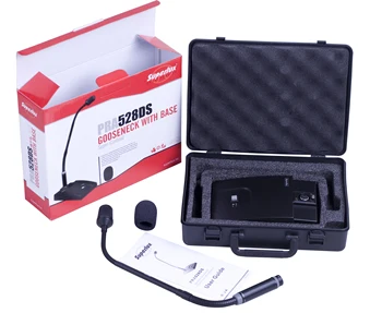 

Original Superlux PRA528DS Gooseneck microphone with base, for Speech /Conference/Announcement,flush mount XLR-M socket