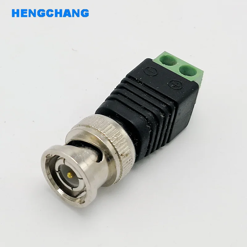 BNC разъем винтовой фиксации Cat5/Cat6 коаксиальный кабель для AHD Камеры CVI камеры TVI камеры видеонаблюдения 50 шт
