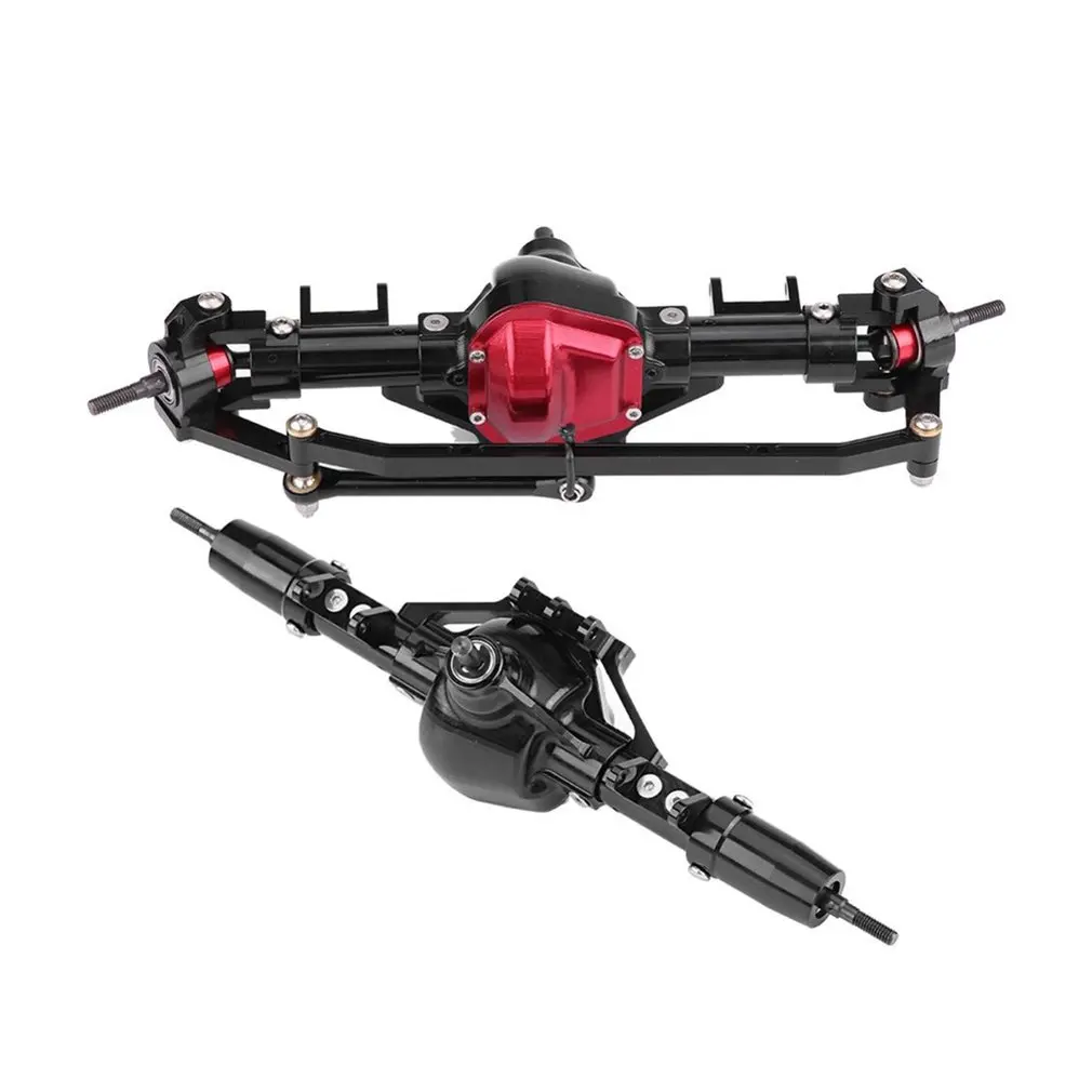 

1/10 Rc Car Complete Alloy Front And Rear Axle CNC Machined for 1:10 RC Crawler AXIAL SCX10 RC4WD D90 Truck Parts Accessories