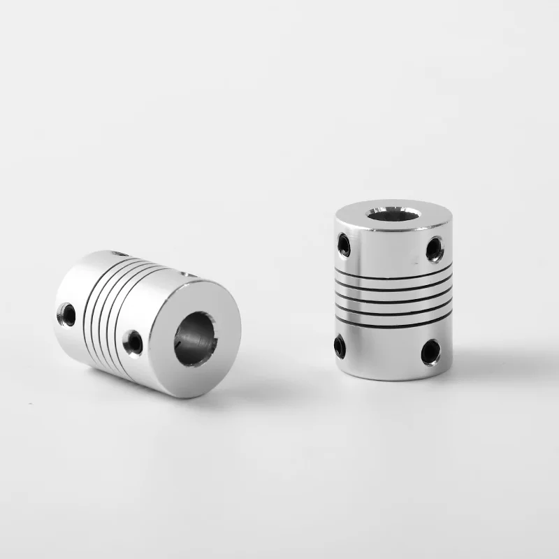 Aluminum Z Axis Flexible Coupling Shaft Coupler Connector for Stepper Motor 3D Printer 3mm 4mm 5mm 6mm 6.35mm 8mm 10mm