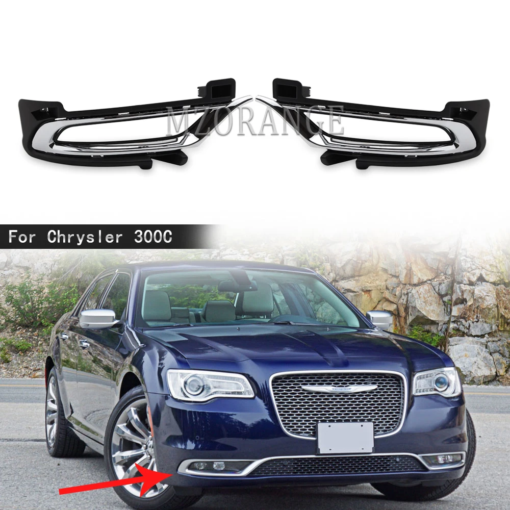 クライスラー300c 15 用フォグランプカバー フロントバンパー フォグライト クロームグリル フォグライトフレーム Aliexpress