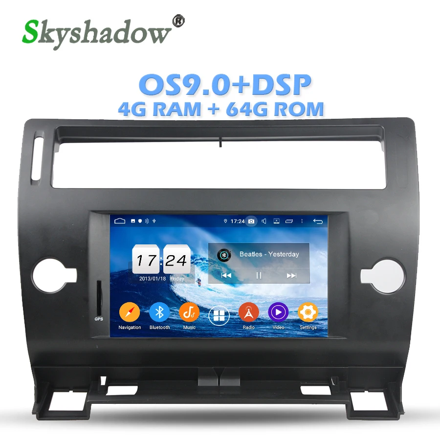 Discount IPS DSP Android 9.0+4GB RAM + 64GB ROM 8 CORE Car DVD Player Wifi Bluetooth 4.2 RDS RADIO GPS Map For Citroen C4 Quatre Triumph 0 Discount IPS DSP Android 9.0+4GB RAM + 64GB ROM 8 CORE Car DVD Player Wifi Bluetooth 4.2 RDS RADIO GPS Map For Citroen C4 Quatre Triumph 0