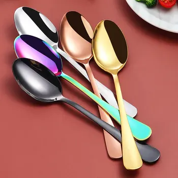 

24pcs/set 304 Stainless Steel Dinner Black Gold Dinnerware Set Knife Fork Spoon Cutlery Set Kitchen Tableware Silverware Sets
