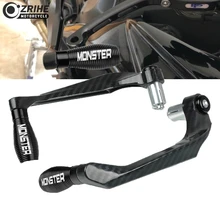High Quality 7/8" 22mm Aluminum Motorcycle Handlebar System Brake Clutch Lever Protector Hand Guard FOR DUCATI Monster 1200 R