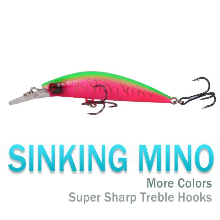 

2020 New Luya Bait Submerged Mino Plastic Lure Bait Full Swimming Layer Bait Fake Bait 9cm 16G fishing lure