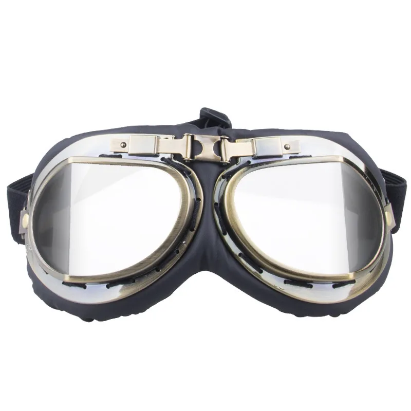 Ретро Harley Goggles мотоцикл внедорожные очки ветрозащитные очки для защиты глаз УФ-защита спортивные очки