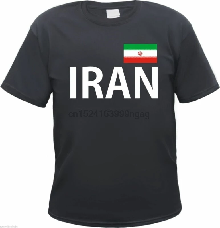 Футболка Республики Иран Шварц текст и флаг S bis 3XL republik persien teheran|Футболки| |