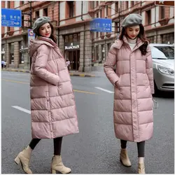 Зимняя женская куртка 2019, модное новое зимнее пальто с капюшоном, плюс размер, M-3XL, теплая зимняя женская парка, Casaco Feminino R287