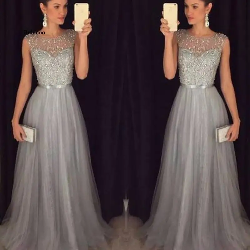 

Women Fashion Sequin Patchwork Dress Evening Wedding Party Sleeveless o Neck Long Belt Slim Elegant Dress