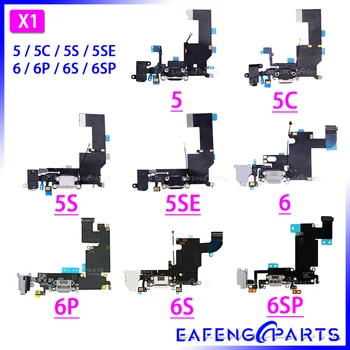 

Charging Port Charger Flex For iphone 5 5SE 5C 6S 6S Plus with Board Mic Microphone Flex Cable