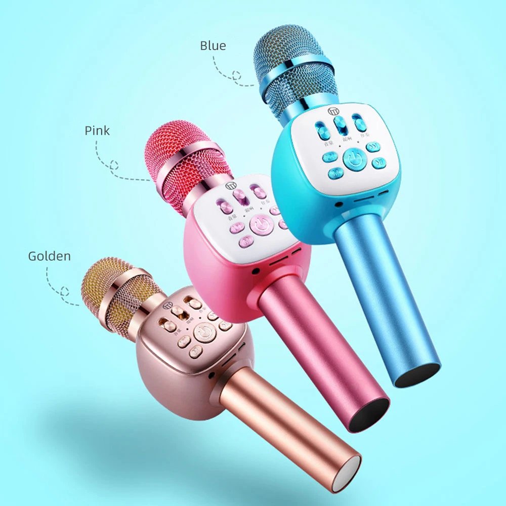 Детский Bluetooth динамик K Song встроенный беспроводной громкий караоке стерео музыка