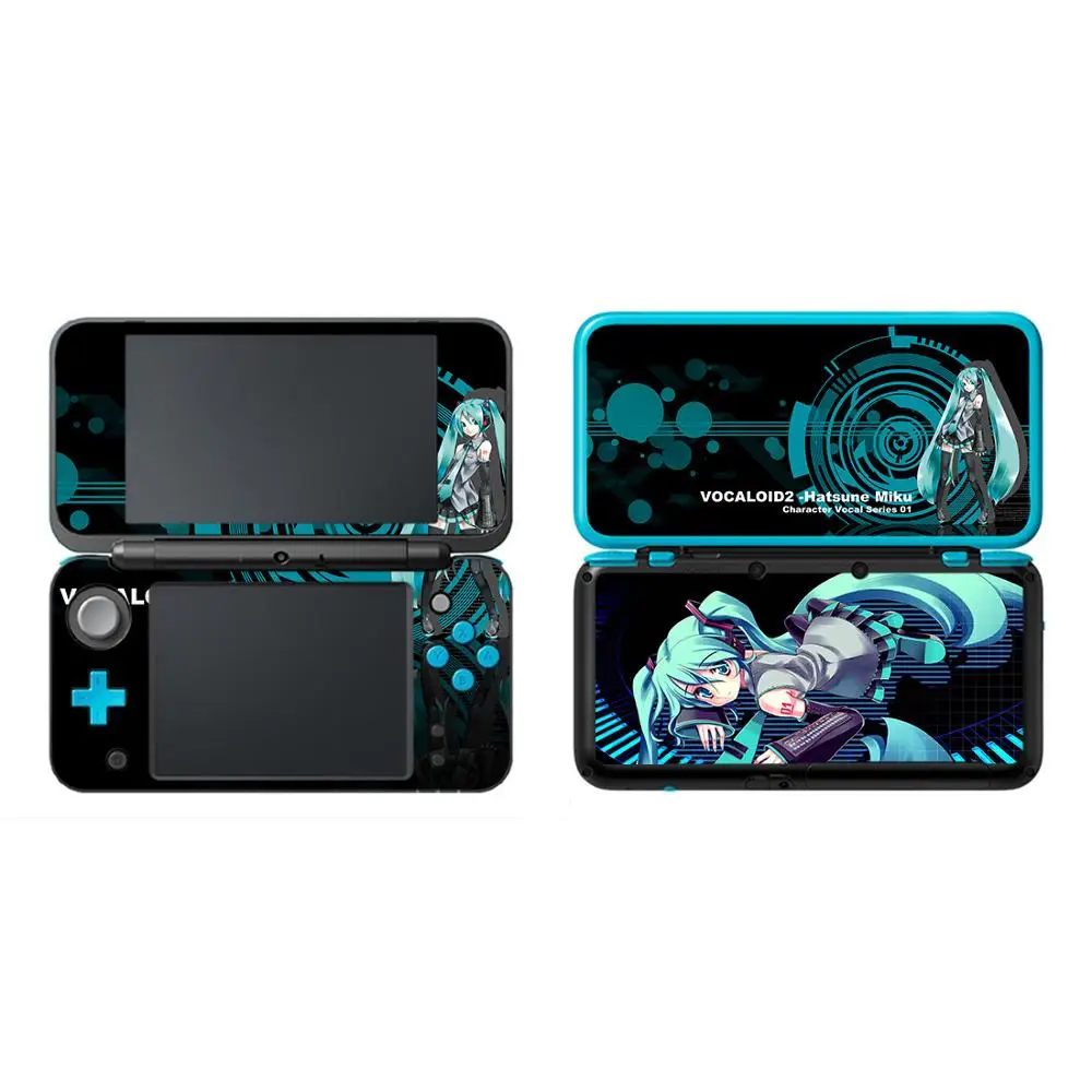 Hatsune Miku виниловая наклейка на кожу для нового 2DS LL XL наклейка на кожу для nintendo 2DSLL виниловая Защитная Наклейка