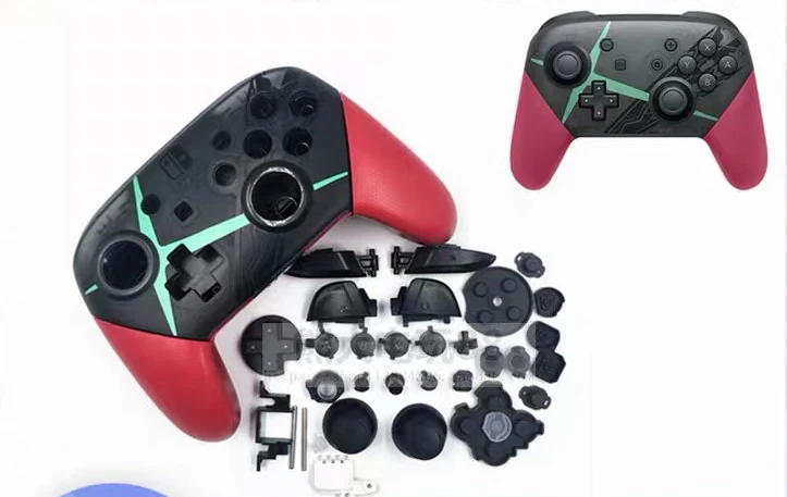 

free shipping NS switch PRO controller gamepad DIY plastic case housing shell replacement with stand buttons made in china