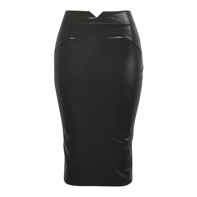 1 3 цвета, Женская юбка-карандаш с высокой талией, эластичные женские юбки футляр, лето, длиной до колена, с разрезом сзади, для девушек, для офиса, Saia - Цвет: 1