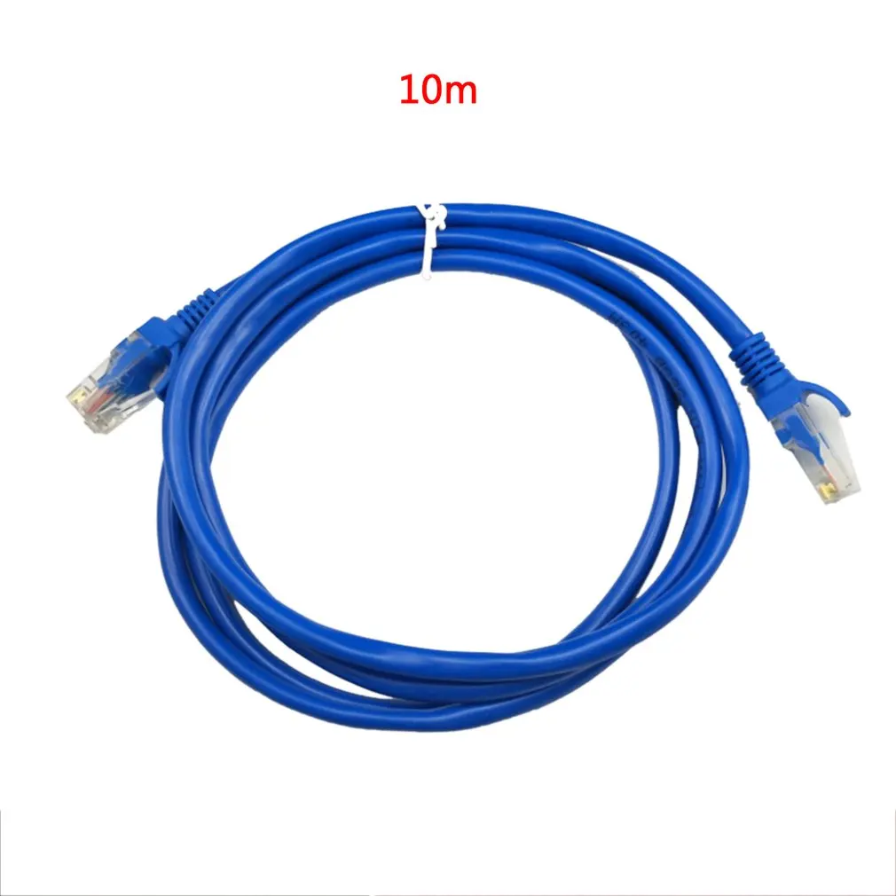 5/10/15/20/25/30/50 CAT5 100 м RJ45 кабелей Ethernet разъём Ethernet Интернет сетевой кабель шнур провод из точек и линий синего Rj 45 Lan CAT5