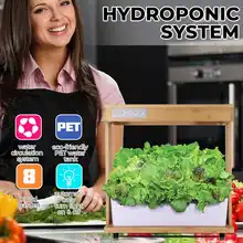 Интеллектуальное гидропонное оборудование для выращивания растений, цветочная коробка для посадки, автоматический водопоглощающий цветочный горшок