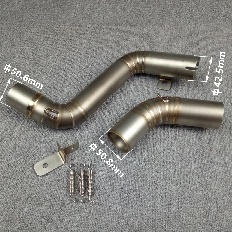 Мотоцикл выхлопной Escape Системы для KTM Duke 200 390 2012 13 14 15 2016 средняя выхлопная труба