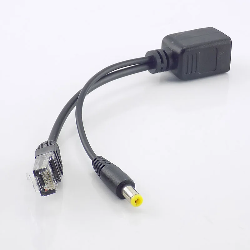 10 пар 12 в кабель адаптер POE Rj45 POE сплиттер инжектор комплект питания разделитель жил кабеля Combiner Cctv аксессуары K15