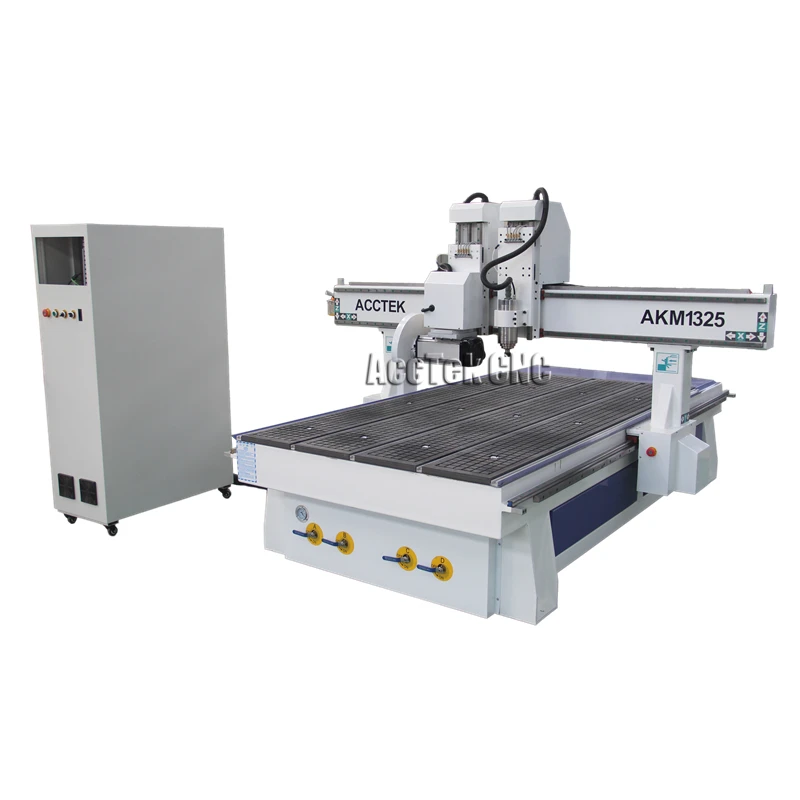 

2019 New design 3d wood cnc router 1325 woodworking wood pallet carving cutting aluminium machine