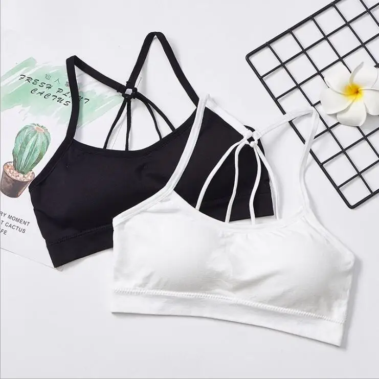 2020 New Arrival Strap Lace Sexy Women Casual lingerie Comfortable Underwear Lace Bralette Bras brassiere wirefree crop bra top