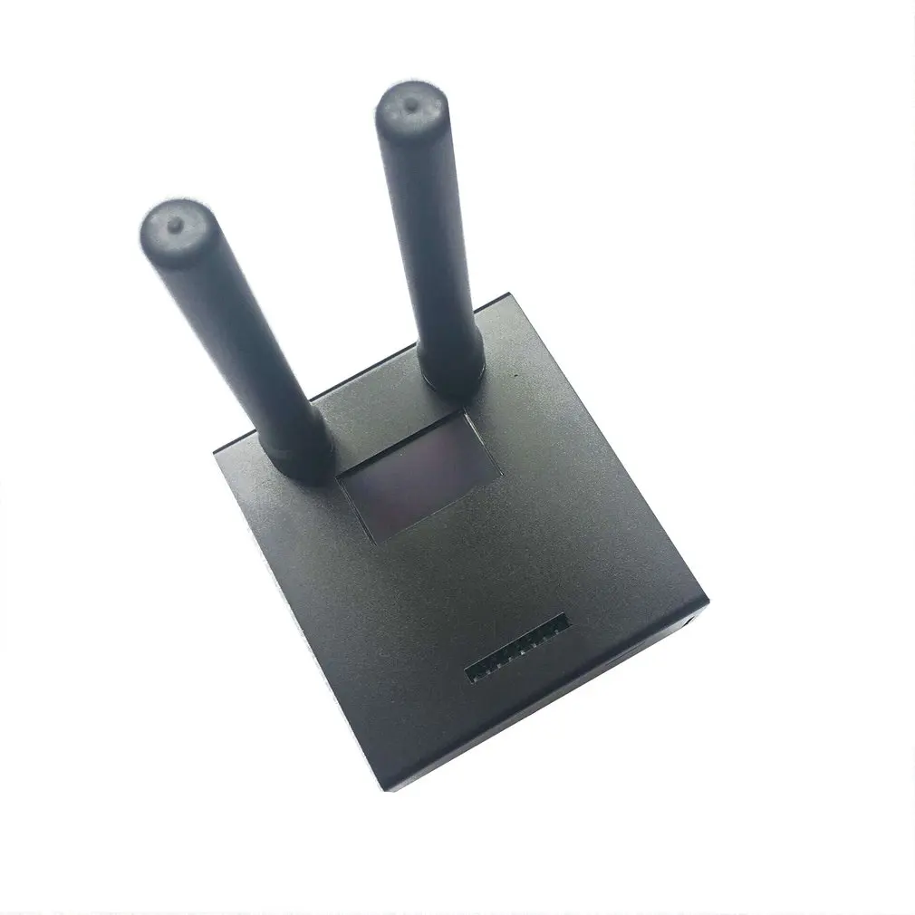Дуплекс MMDVM Hotspot поддержка P25 DMR YSF+ Raspberry Pi Zero+ 2 шт антенна+ OLED+ Exclouse Чехол-черный